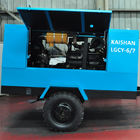 Kaishan 7bar 6CBM per minute low noise diesel engine portable air compressor machines