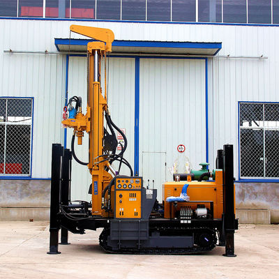 200M Pneumatically DTH Steel Crawler Drilling Depth 200M Water Well Drilling Rig Machine