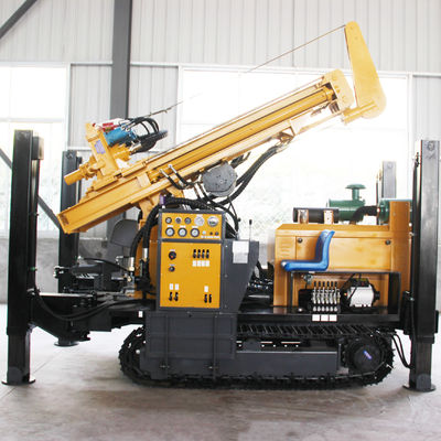200M Pneumatically DTH Steel Crawler Drilling Depth 200M Water Well Drilling Rig Machine