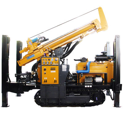 200M Pneumatically DTH Steel Crawler Drilling Depth 200M Water Well Drilling Rig Machine